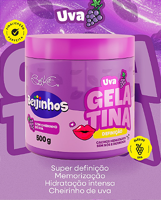 GELATINA MODELADORA UVA  BELKIT 500g