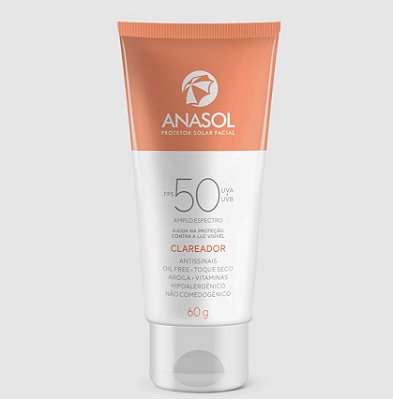 PROTETOR SOLAR CLAREADOR FPS50 ANASOL 60g