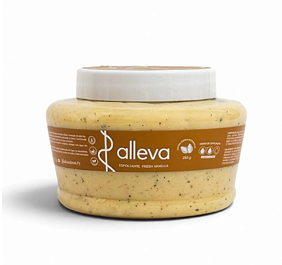 Esfoliante Corpo e Rosto Fresh Vanilla Alleva 250g