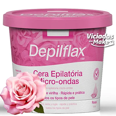 Cera Rosas Epilatoria Microondas Depilflax 100g