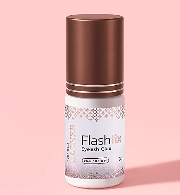 COLA PRETA FLASH FIX MENELA PARA EXTENSÃO DE CILIOS 3g