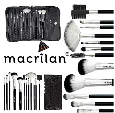 KIT COM 12 PINCEIS MACRILAN