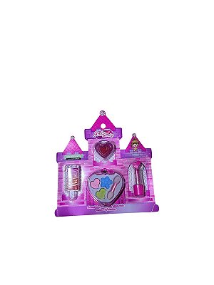 KIT CASTELO DE MAQUIAGEM INFANTIL