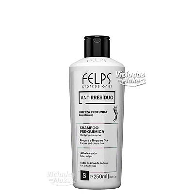 Shampoo Anti Residuo Pre-quimica Felps 250ml
