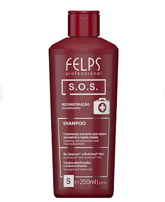 SHAMPOO S.O.S RECONSTRUÇÃO FELPS 250ml