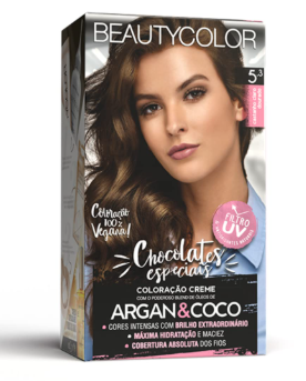 COLORAÇÃO BEAUTYCOLOR 5.3 CASTANHO CLARO DOURADO