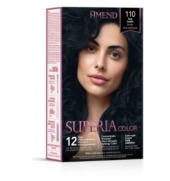COLORAÇÃO AMEND PRETO AZULADO 110 SEM AMONIA