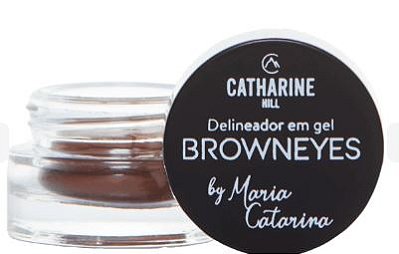 DELINEADOR EM GEL MARROM BROWNEYES BY MARIA CATARINA 3g