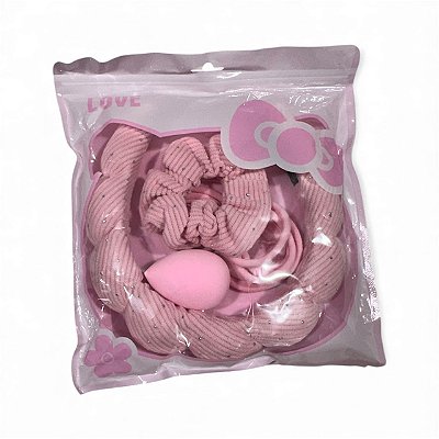 KIT TIARA + XUXINHA + ESPONJA