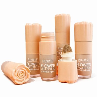 CORRETIVO LÍQUIDO FLOWER COLLECTION PINK 21