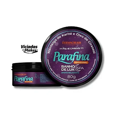 Parafina Dermacream Banho de Lua 80g