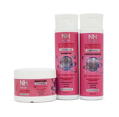 KIT CAPILAR EXTRAORDINARIO GLYCOLIC LUMINOUS NEW HAIR