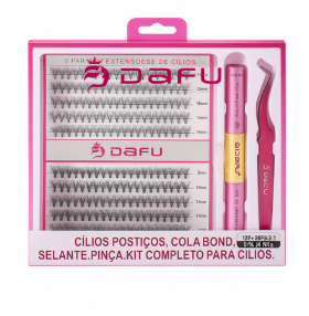 KIT COMPLETO CILIOS TUFINHO DAFU MIX 9-14