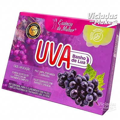 Kit Banho de Lua Uva Essência da Mulher