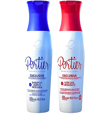 PROGRESSIVA SHAMPOO E MÁSCARA EXCLUSIVE PORTIER 500ml
