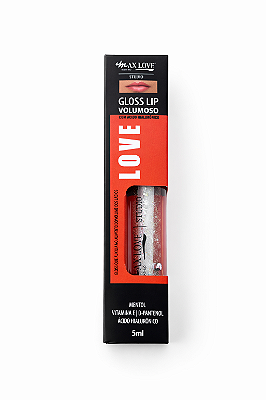 GLOSS LABIAL ROSA CINTILANTE COM ACIDO HILAURONICO MAXLOVE