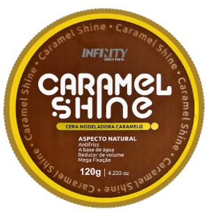 PASTA MODELADORA INFINITY CARAMEL SHINE 120g