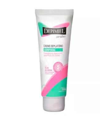 CREME DEPILATORIO EXTRATO DE ARGAN CORPORAL DEPIMIEL 120g