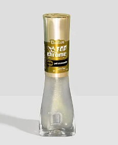 ESMALTE DAILUS TOP CHROME EFEITO PÓ CROMADO GOLD TOP