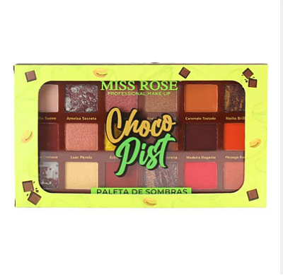 PALETA DE SOMBRAS CHOCO PIST MISS ROSE