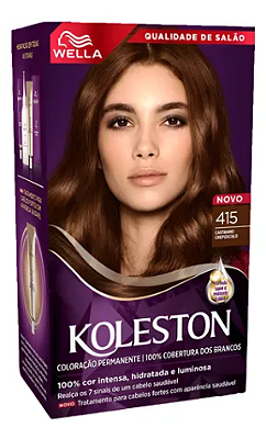COLORAÇÃO KOLESTON 415 CASTANHO CREPUSCULO
