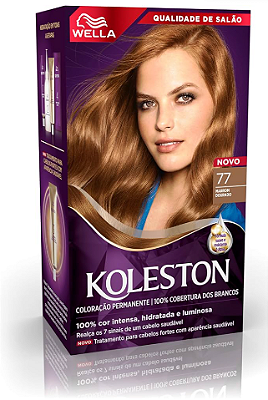 COLORAÇÃO KOLESTON 77 MARROM DOURADO