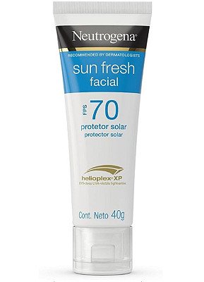 PROTETOR SOLAR SUN FRESH FACIAL NEUTROGENA 70fps 40g