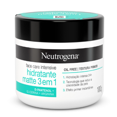 HIDRATANTE MATTE 3 EM 1 NEUTROGENA 100g