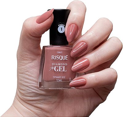 ESMALTE RISQUE EFEITO GEL ESPUMANTE ROSÉ