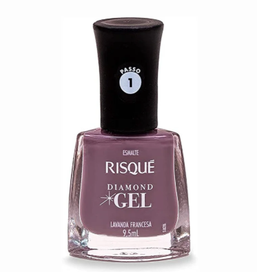 ESMALTE RISQUE EFEITO GEL LAVANDA FRANCESA