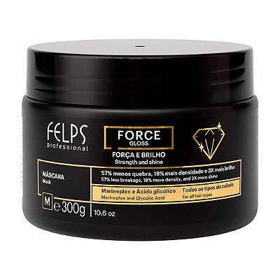 MASCARA PROFISSIONAL FORCE GLOSS 300ml