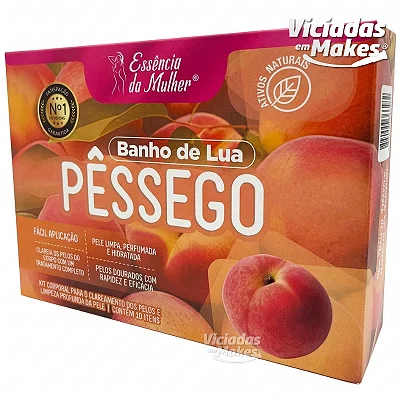 Kit Banho de Lua Pêssego Essência da Mulher