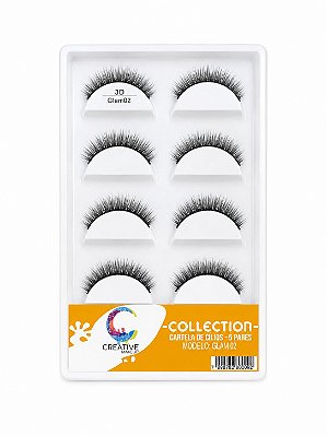CÍLIOS POSTIÇOS 3D GLAM 02