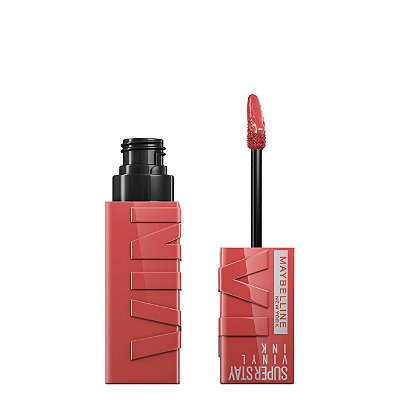 BATOM SUPER STAY VINYL INK MAYBELLINE 15 PEACHY