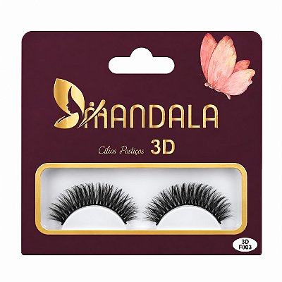 CÍLIOS POSTIÇOS MANDALA 3D F003