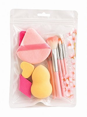 KIT ESPONJINHAS+ KIT MINI PINCEIS