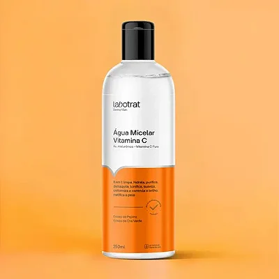 ÁGUA MICELAR VITAMINA C LABOTRAT 250ml