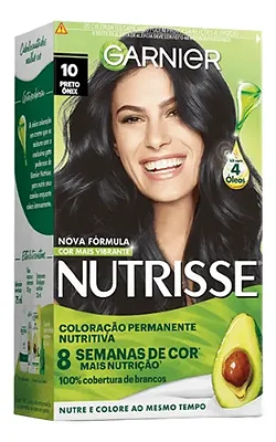 COLORAÇÃO CREME GARNIER NUTRISSE 10 PRETO ONIX