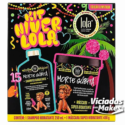 Kit Lola Morte Súbita Shampoo 250ml Máscara 450g