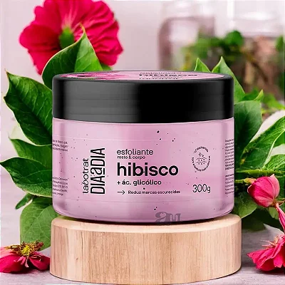 ESFOLIANTE HIBISCO+ ÁC GLICOLICO 300g LABOTRAT