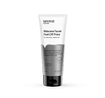 MÁSCARA FACIAL PEEL OFF PRETA LABOTRAT 60g
