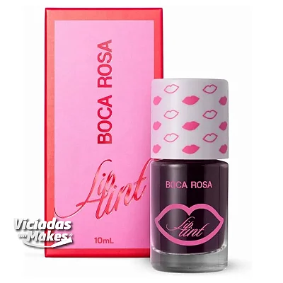 Lip Tint Vermelho Paixão Boca Rosa 10ml