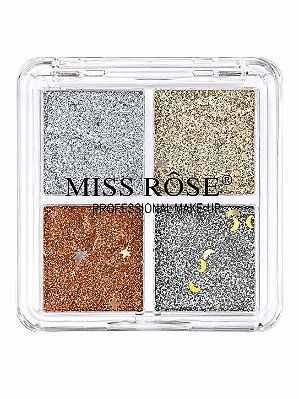 PALETA MINI GLITTER PRENSADO MISS ROSÊ