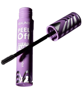 MÁSCARA DE CÍLIOS PEEL OFF TURBO TUBE BAUNY
