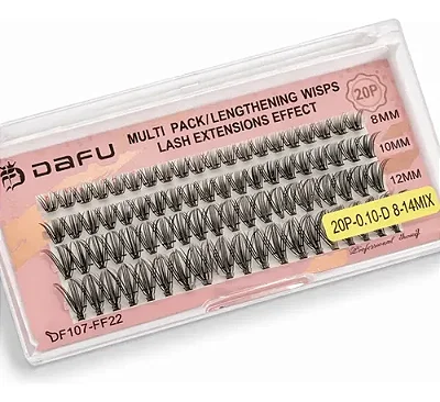 CARTELA DE CÍLIOS TUFINHO DAFU 20P-0.10-D 8-14MIX