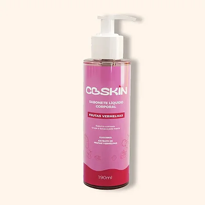 SABONETE LIQUIDO CORPORAL FRUTAS VERMELHAS CBSKIN 190ml