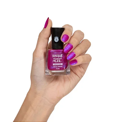 ESMALTE RISQUE EFEITO GEL LICOR DE CEREJA 9,5ml