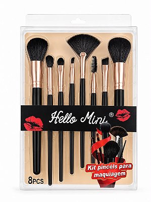 KIT DE PINCEIS HELLO MINI 8 PCS