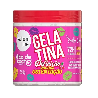 GELATINA SALON LINE DEFINIÇÃO CACHOS OSTENTAÇÃO 550g