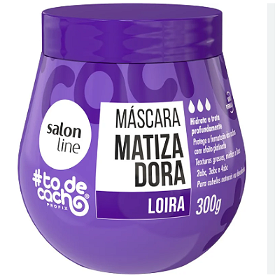 MÁSCARA MATIZADORA SALON LINE LOIRA 300g